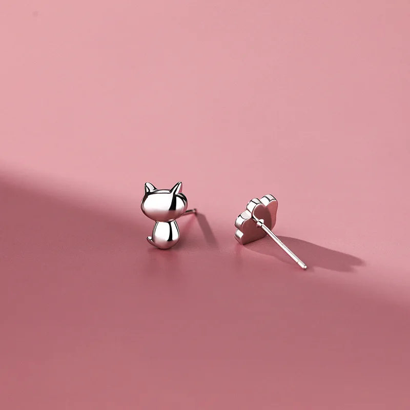 Sweet Cat Paw Stud Earrings DS3548