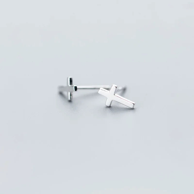 Fashion Lovely Cross Stud Earrings DS784