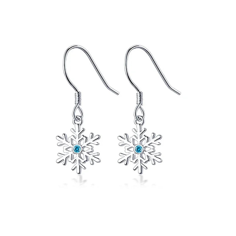 Winter Snowflakes Charm Dangle Earrings DA01-9