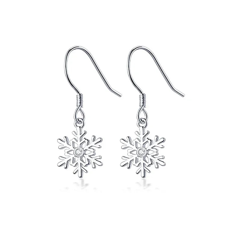 Winter Snowflakes Charm Dangle Earrings DA01-9