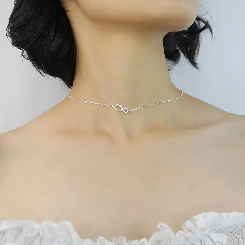 Infinite Pendant Choker Love Necklace DS2005