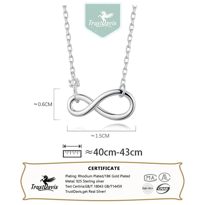 Infinite Pendant Choker Love Necklace DS2005