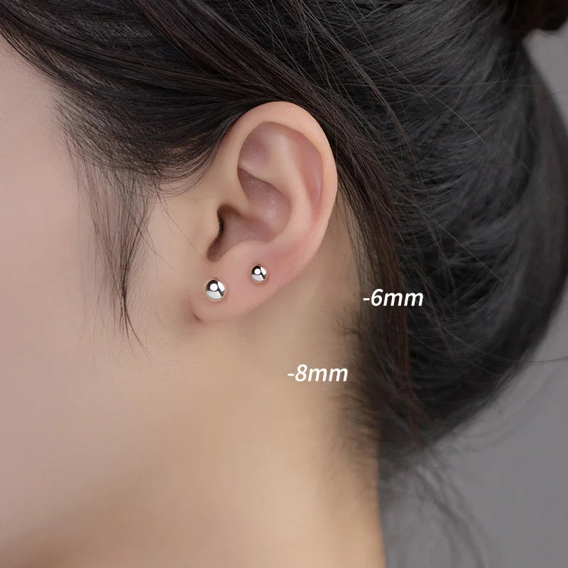 Round Stud Earring DS4029