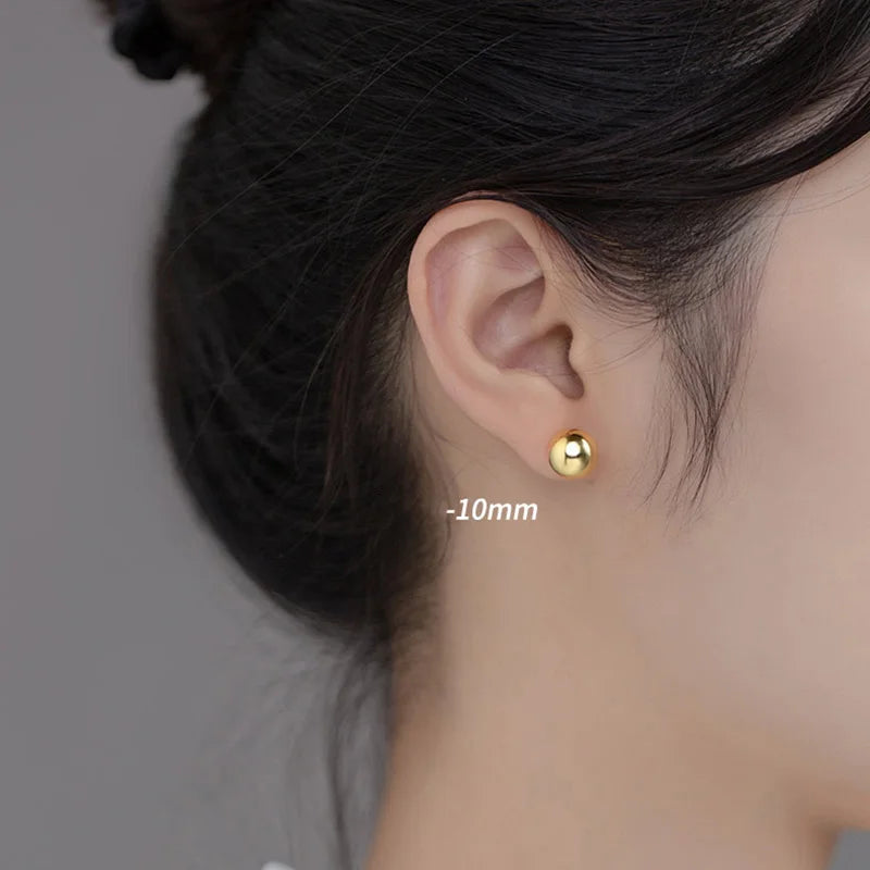 Round Stud Earring DS4029