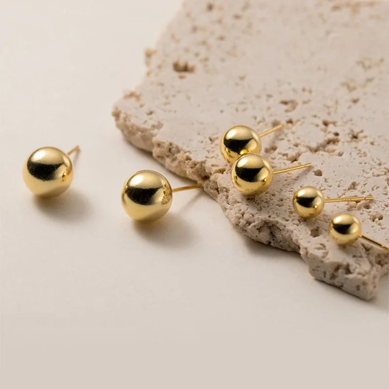 Round Stud Earring DS4029