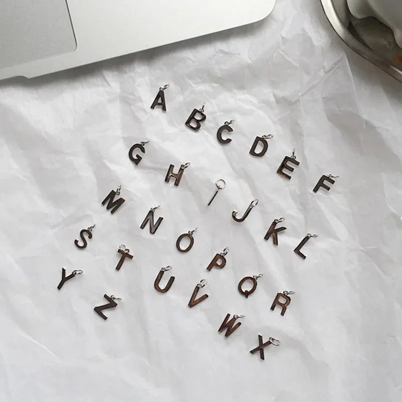 26 Letters Pendant DIY Accessories Jewelry DS837