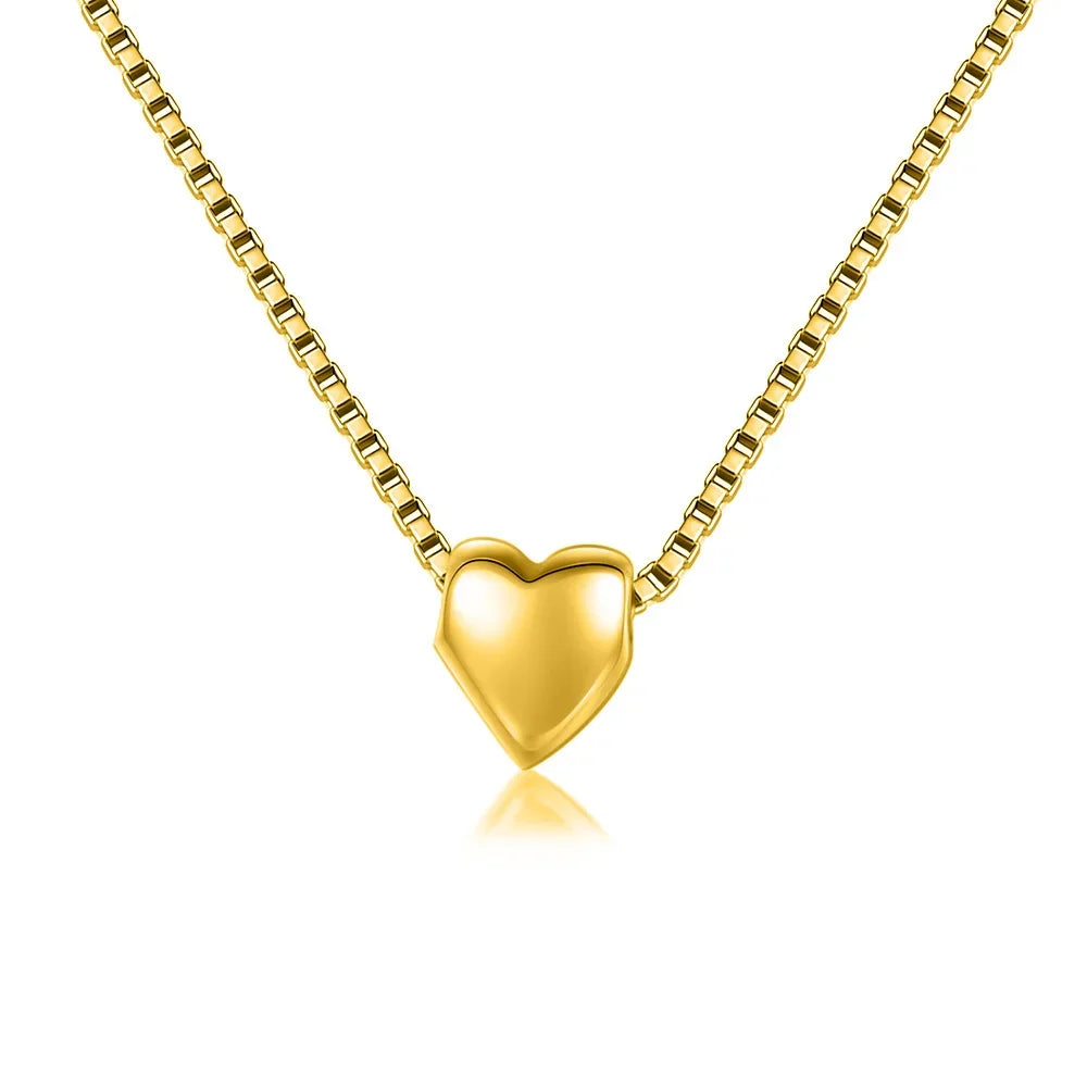 Romantic Heart Pendant Necklace DA1164