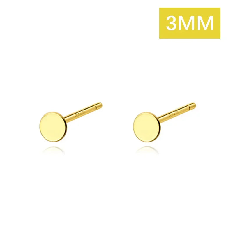 Lovely Mini Round Stud Earrings DA890