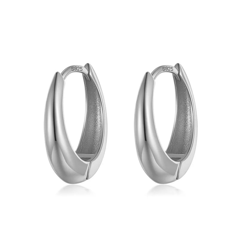 Fashion Water Drop Geometry Charm Hoop Earrings DA2532