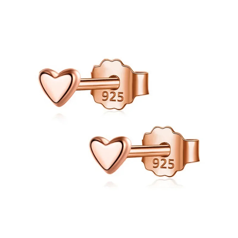 Sweet Mini Romantic Heart Stud Earrings DA2316