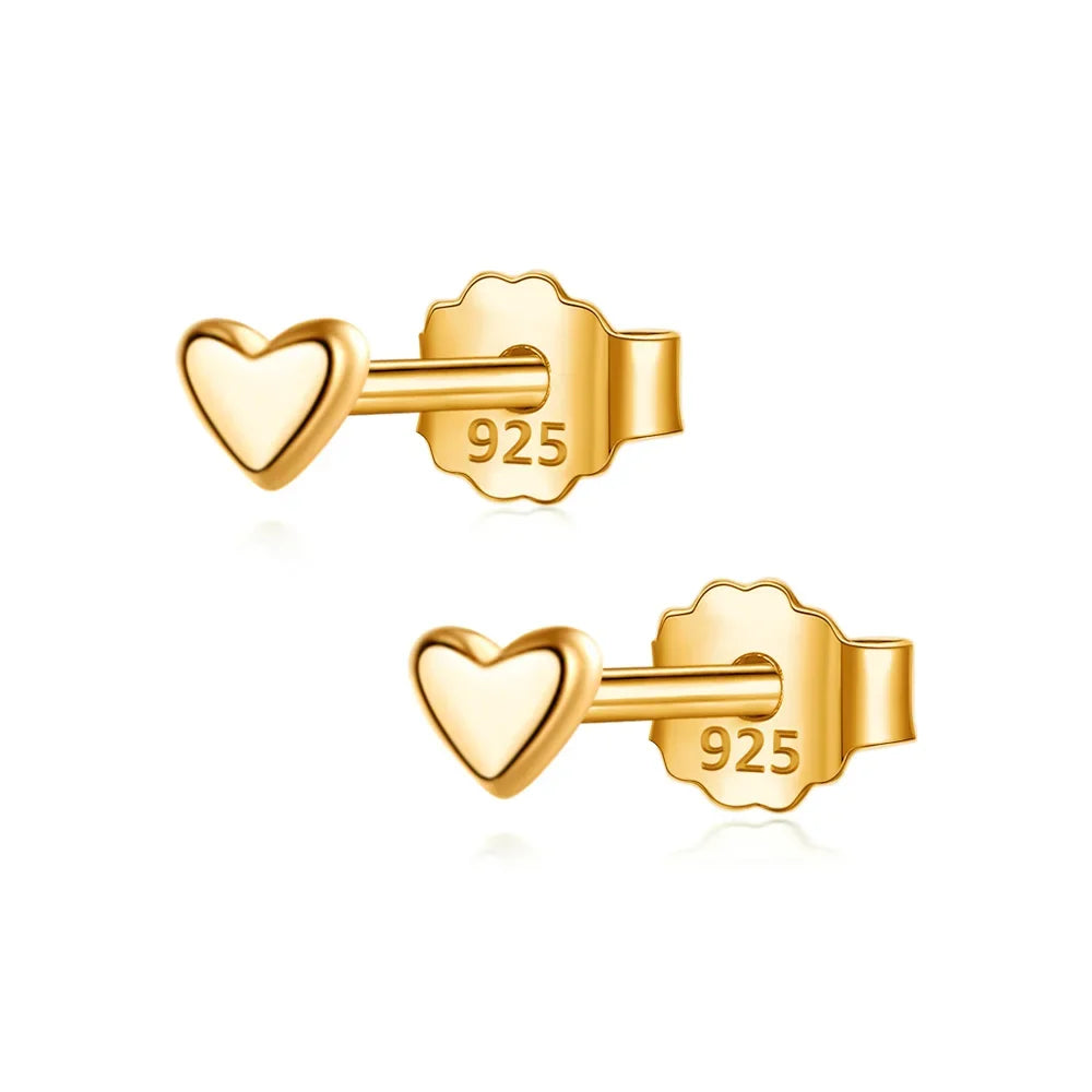 Sweet Mini Romantic Heart Stud Earrings DA2316