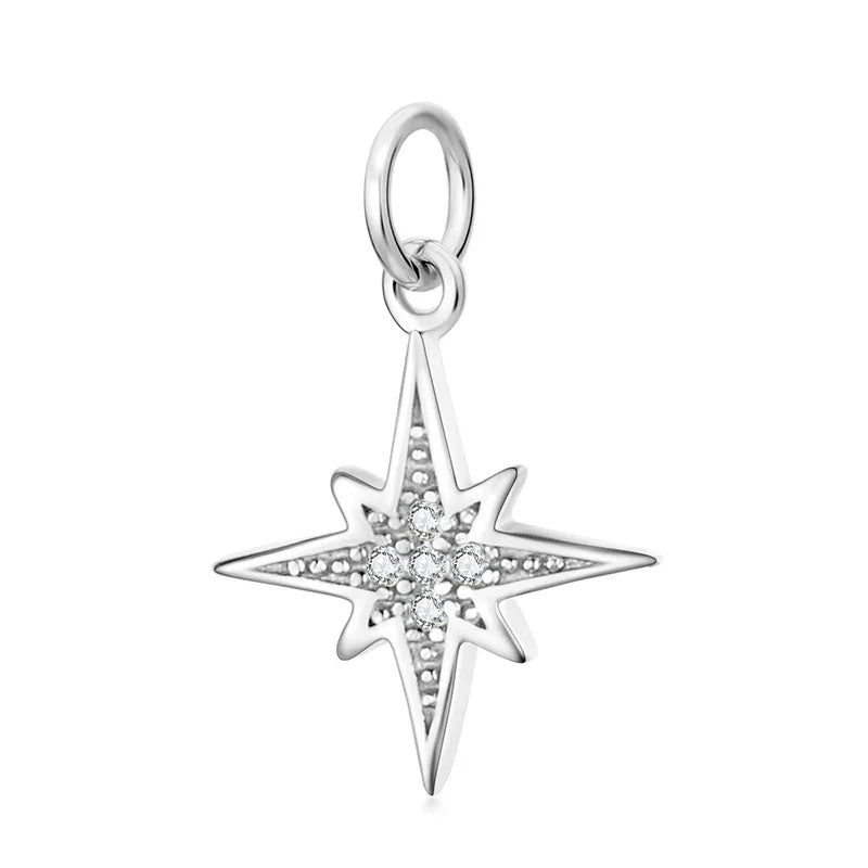 Sweet Star Dazzling CZ Charm Pendant DZ12