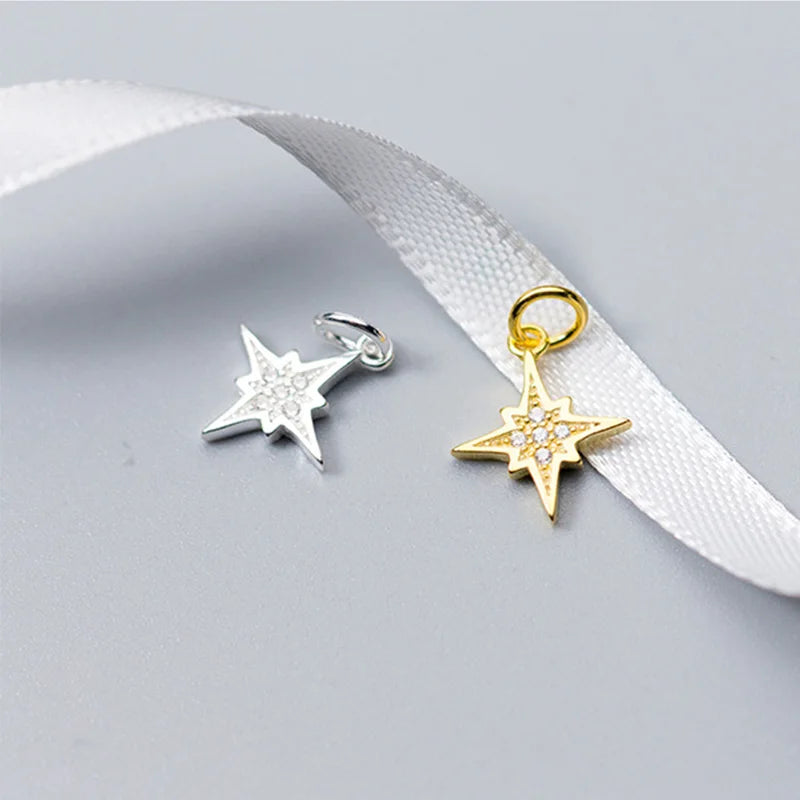 Sweet Star Dazzling CZ Charm Pendant DZ12