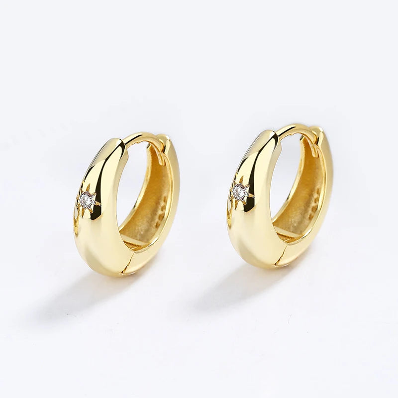 Fashion Water Drop CZ Hoop Earrings DG0041