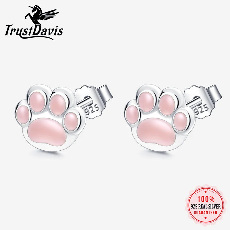 Animal Earring Sweet Cute Cat Stud Earrings DS3761