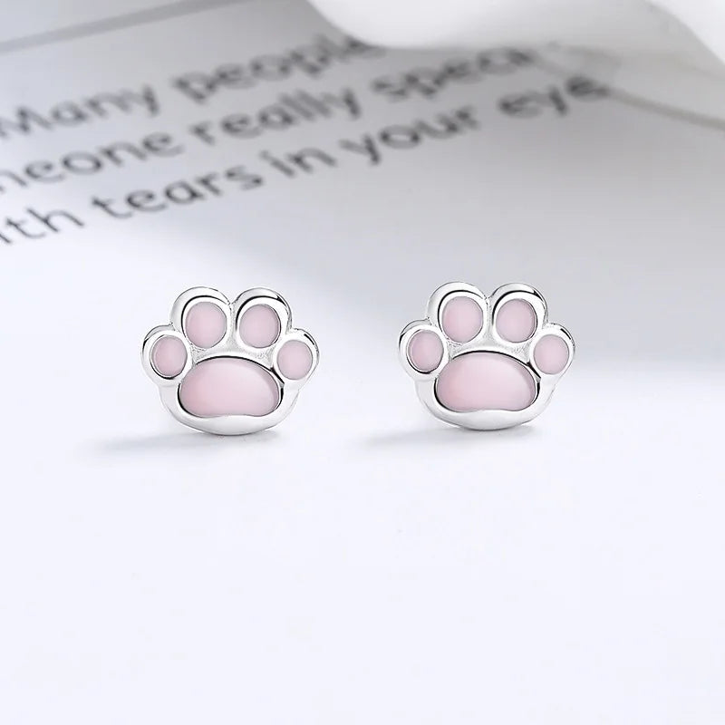 Animal Earring Sweet Cute Cat Stud Earrings DS3761