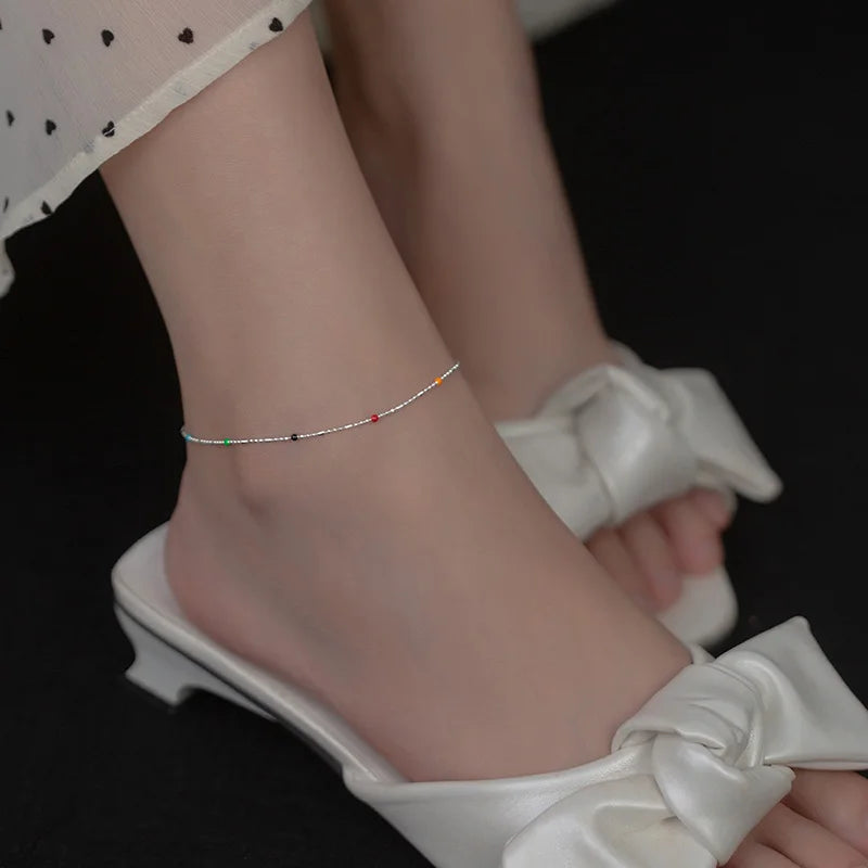 Fashion Summer Colour Beads Anklets DG0122