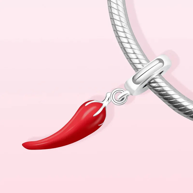 Fashion Red Pepper Bracelet Necklace HY706