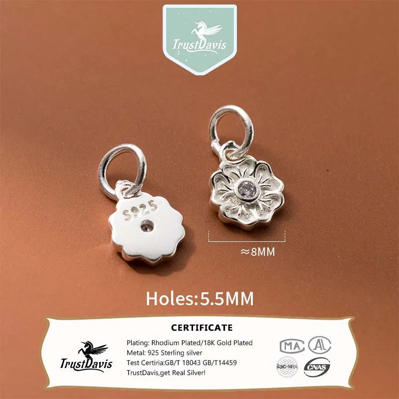 Flower Pendant DIY Necklace Bracelet Accessories DZ1602