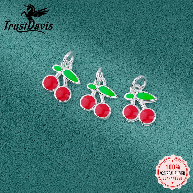 Fruits Cherry Pendant Handmade Accessories DZ1645