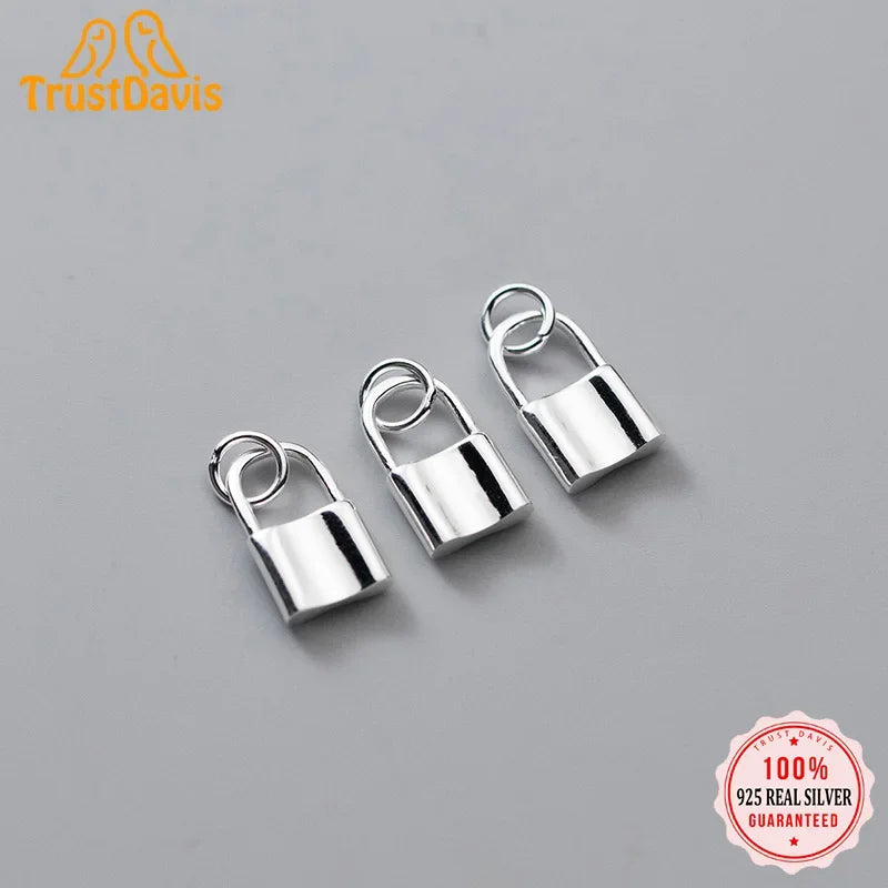 Lock Charm Pendant Handmade DIY Accessories HY900