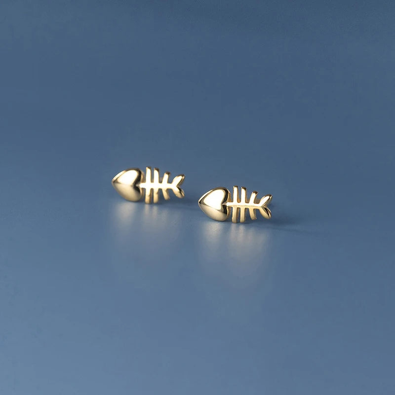 Cute Mini Fish Stud Earrings DA2990