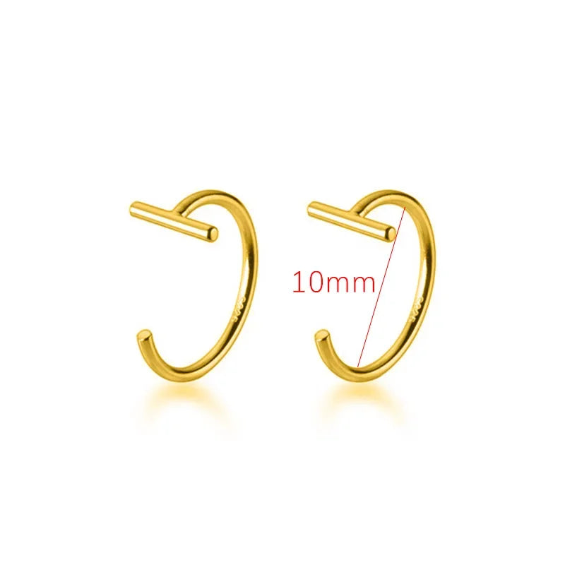 Fashion Casual Stick Hook Stud Earrings DA180