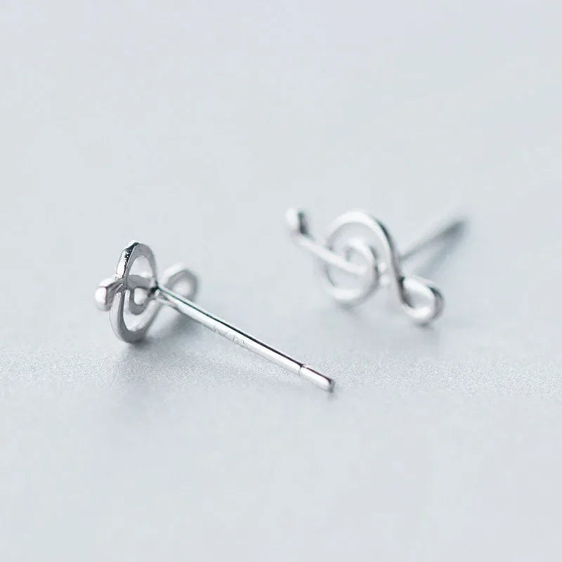 Fashion Cute Tiny Music Notation Stud Earring DS111