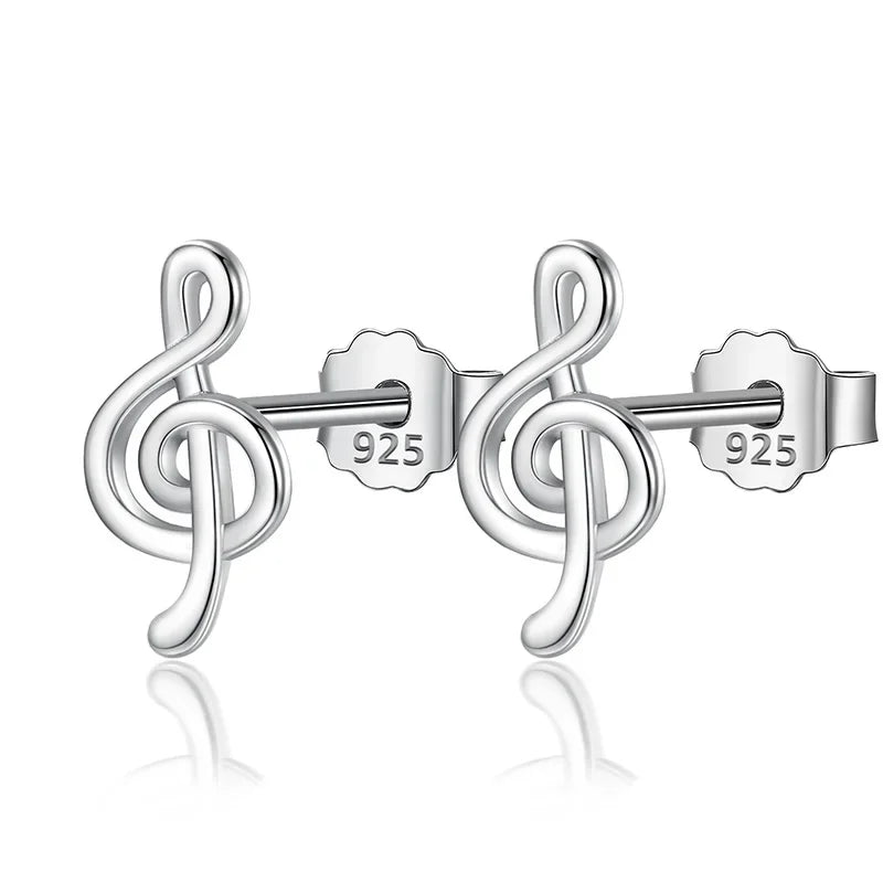 Fashion Cute Tiny Music Notation Stud Earring DS111