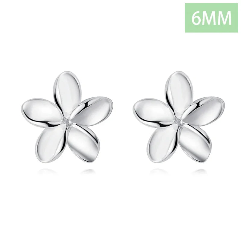 Fashion Sweet Mini 5/6/7mm Flower Stud Earrings DS197