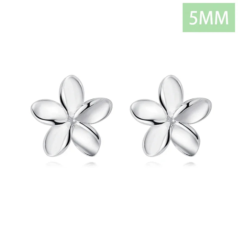 Fashion Sweet Mini 5/6/7mm Flower Stud Earrings DS197