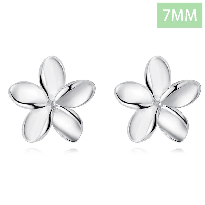 Fashion Sweet Mini 5/6/7mm Flower Stud Earrings DS197