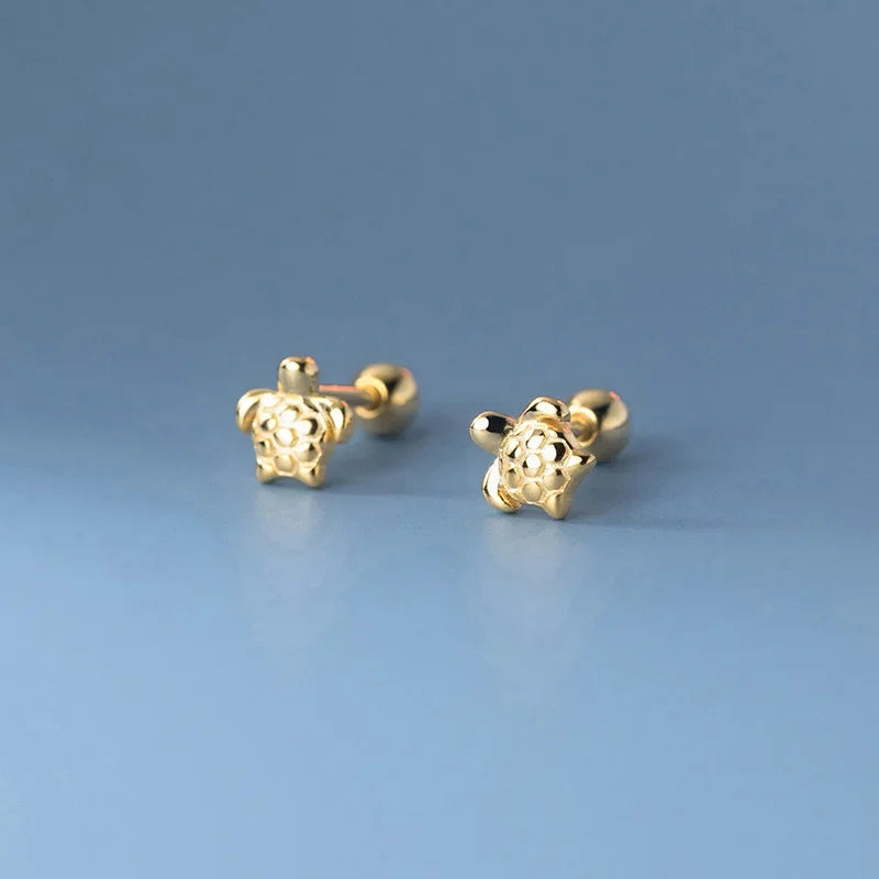 Sweet Animal Sea Turtles Screw Stud Earrings DA3150