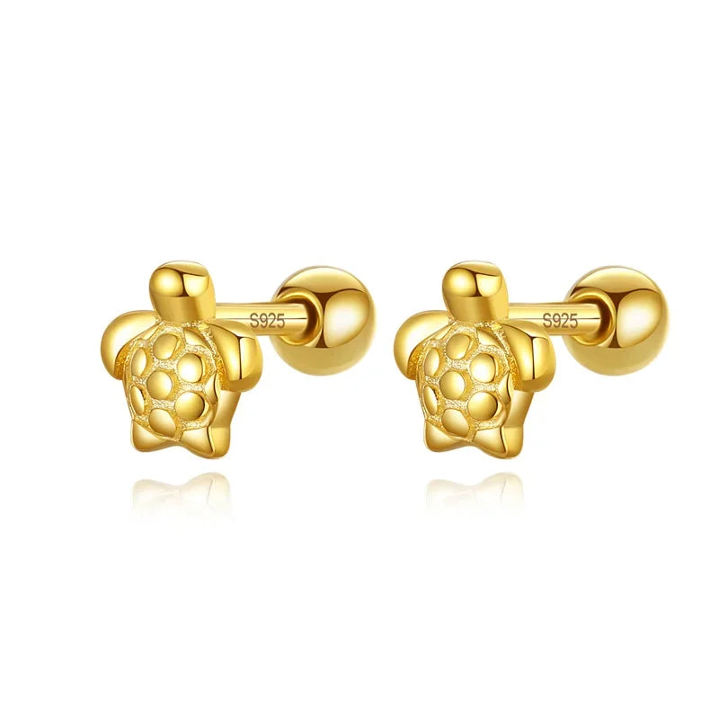 Sweet Animal Sea Turtles Screw Stud Earrings DA3150