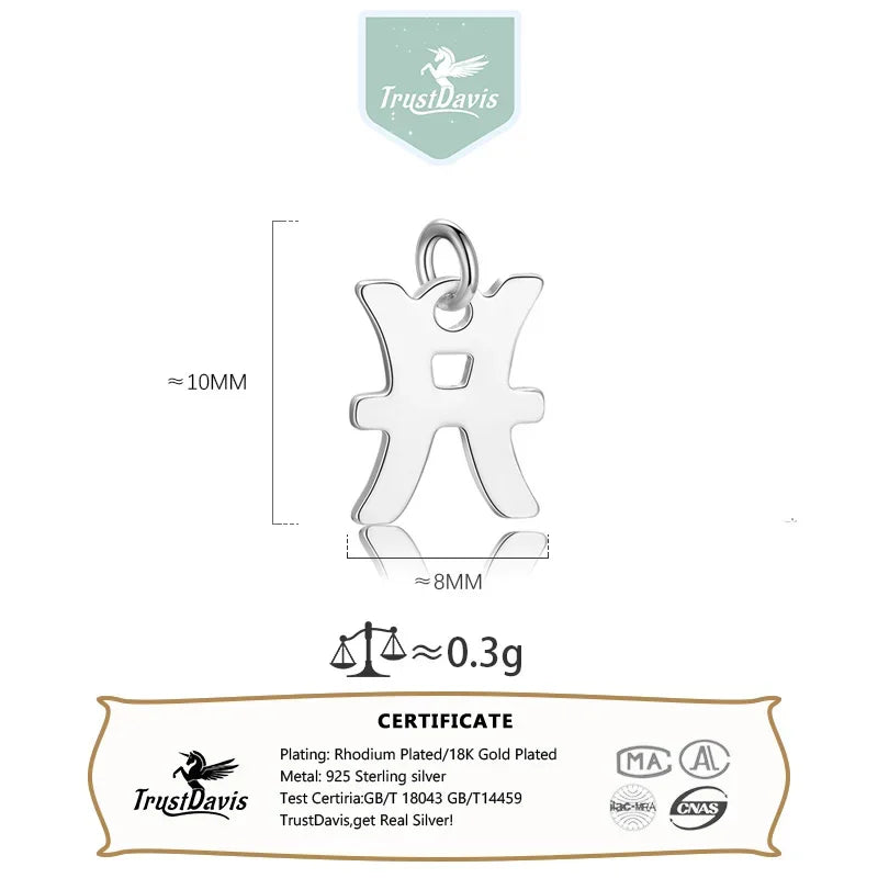 12 Constellation Charm Pendant Accessories DH0052