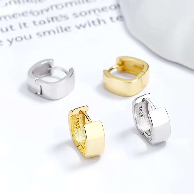 Fashion Gold/Silver Square Hoop Earring DS3511