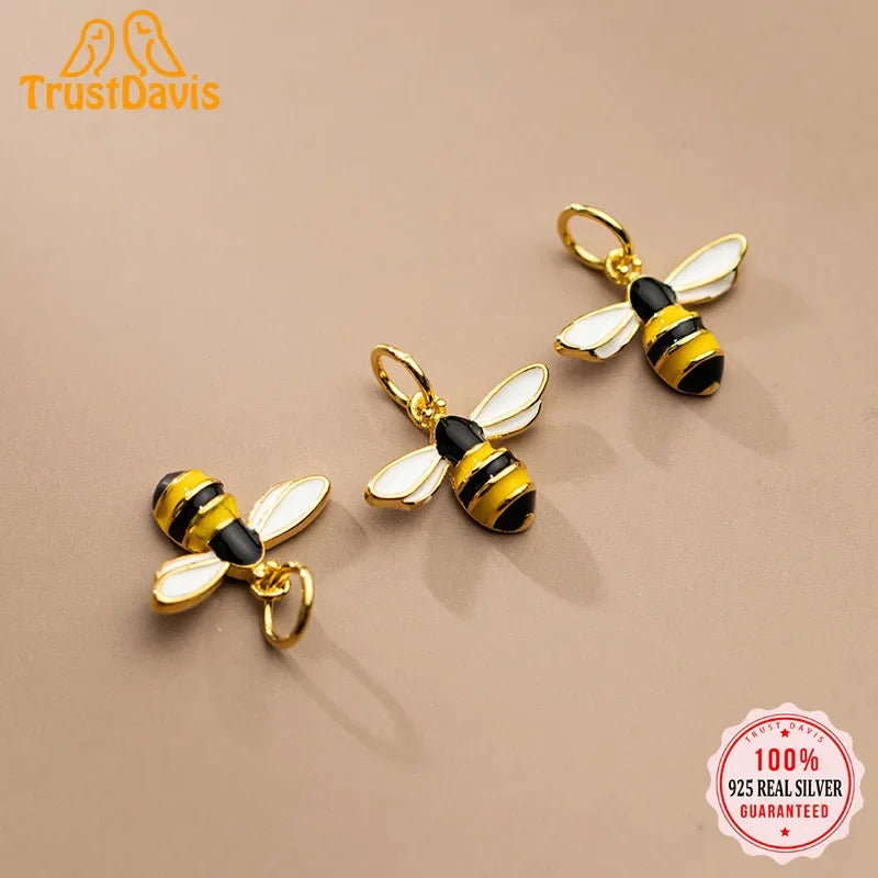 Insects Bees Charm Pendant Handmade DIY Accessories HY302