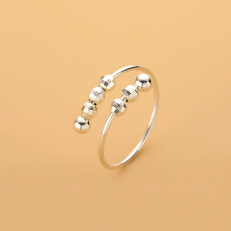 Fashion Minimalist Ball Opening Rings DA1293