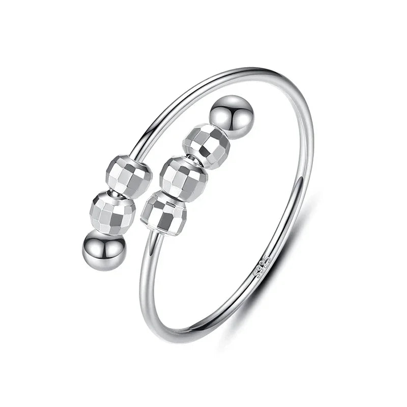 Fashion Minimalist Ball Opening Rings DA1293