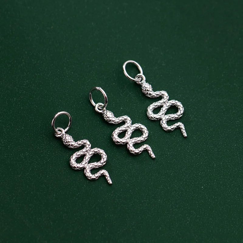 Animal Snake Charm Pendant DIY Accessories Fine Jewelry HY304