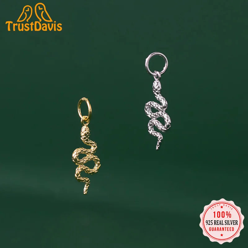 Animal Snake Charm Pendant DIY Accessories Fine Jewelry HY304