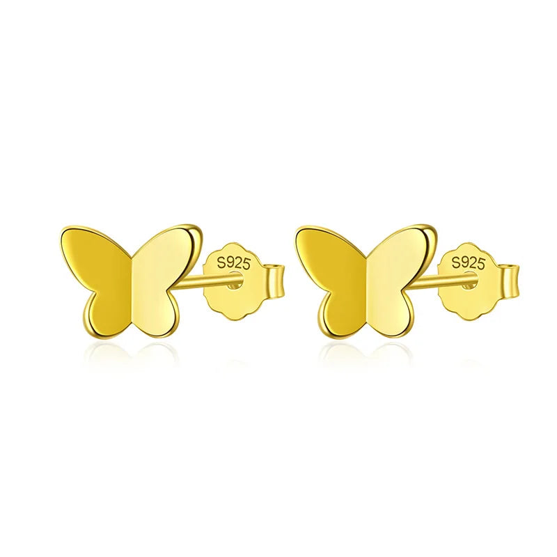 Fashion Sweet Insect Butterfly Charm Stud Earrings DS180