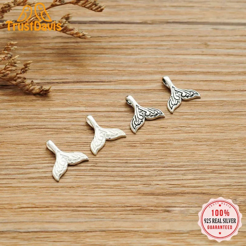 Mermaid Tail Charm Pendant DIY Accessories HY077