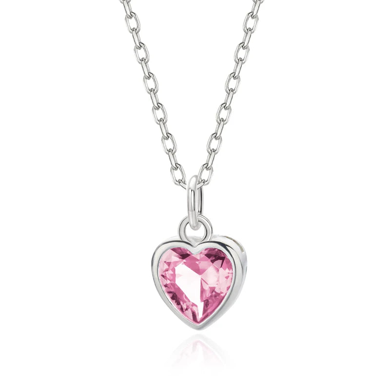 Fashion Sweet Romantic Heart Shiny CZ Clavicle Necklace DA2596