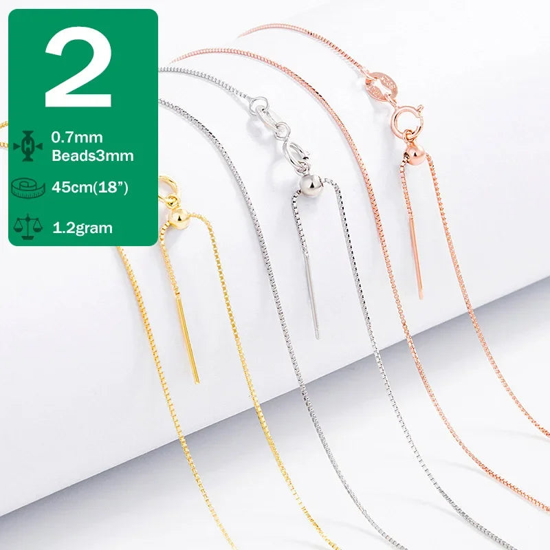 Box Cross Chain Universal Necklace DC27