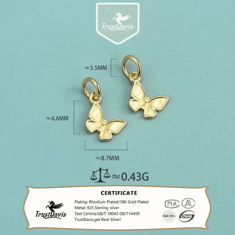 Butterfly Animal Charm DIY Accessories DZ1635