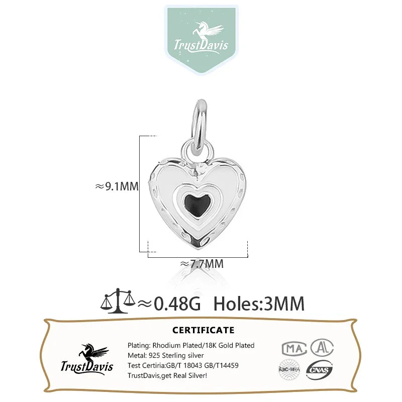 Heart Handmade DIY Necklace Bracelet Accessories DZ1204
