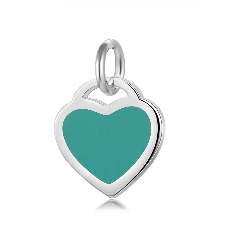 Heart Charm Pendant DIY Necklace Bracelet Accessories HY634