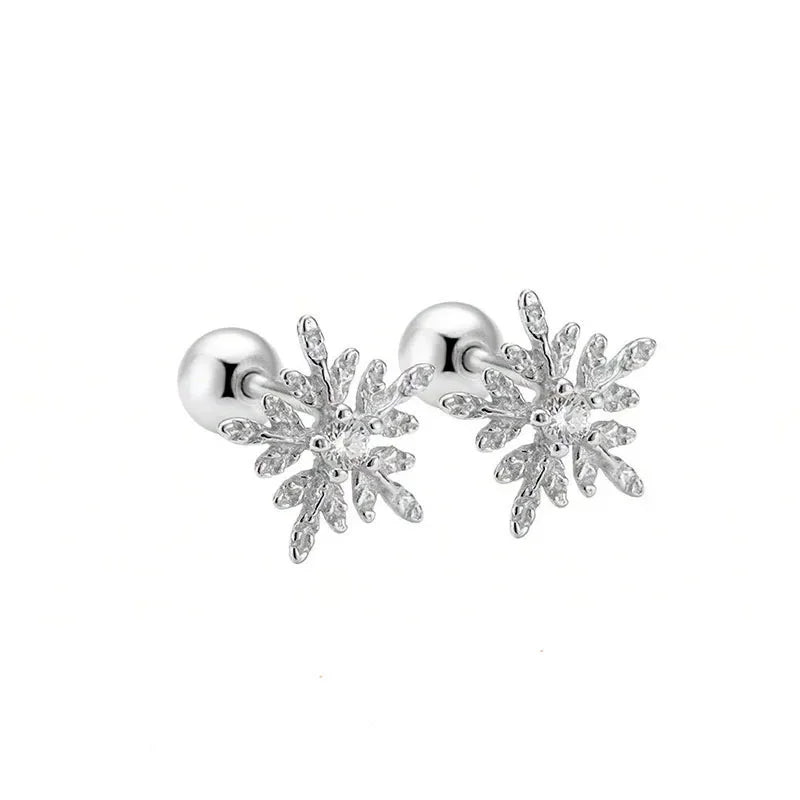 Clover Screw Stud Earrings DB433