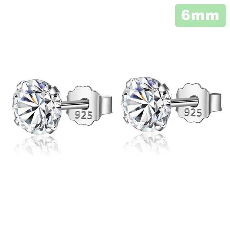 Mini 3/4/5/6/7/8mm Dazzling CZ Earring DA23